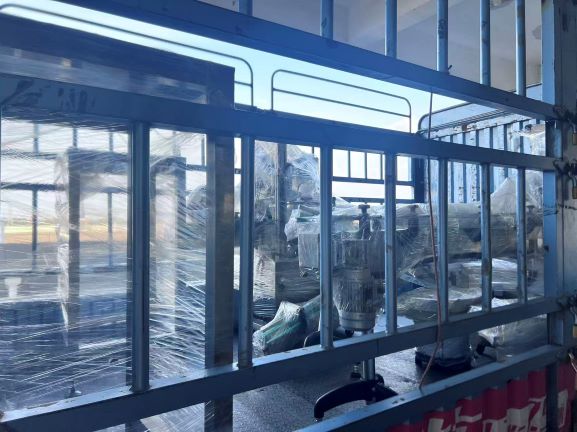 福建客户粉末包装机发车成功